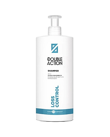 Hair Company Double Action Loss Control Shampoo - Шампунь против выпадения волос 1000 мл - hairs-russia.ru